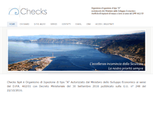 Tablet Screenshot of checks-italia.com